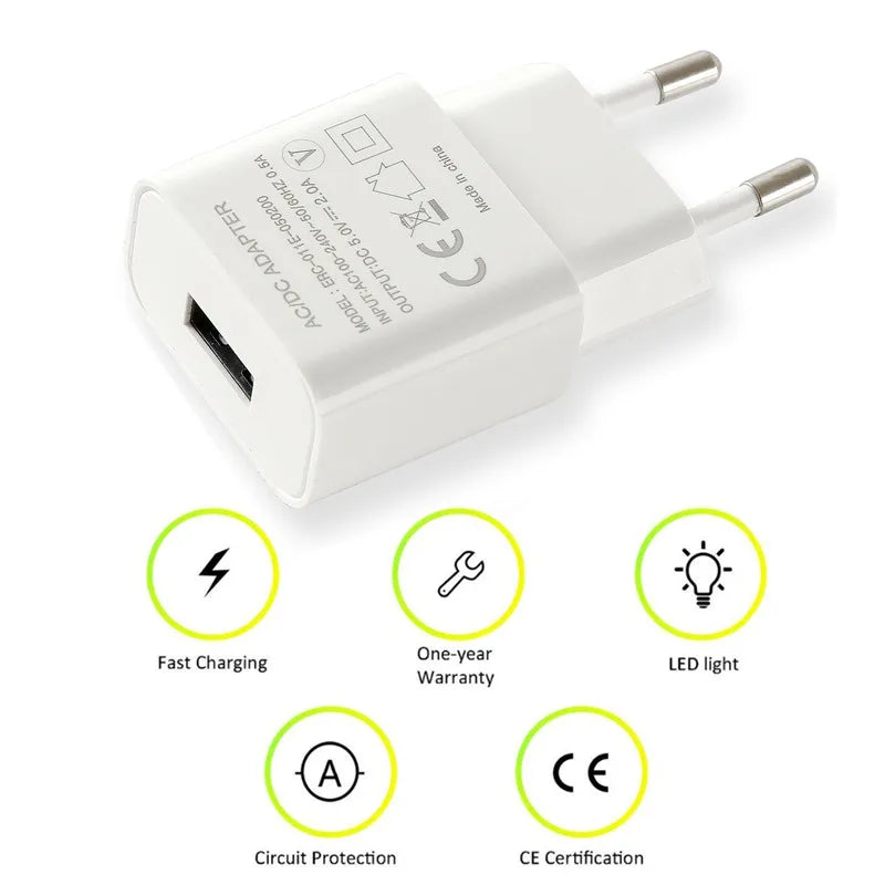 Fast Charging Charger Type-C Phone Cable For S20 S9 S8 A53 A54 A21S Huawei P30 Pro Fast Charging QC 3.0 Charger