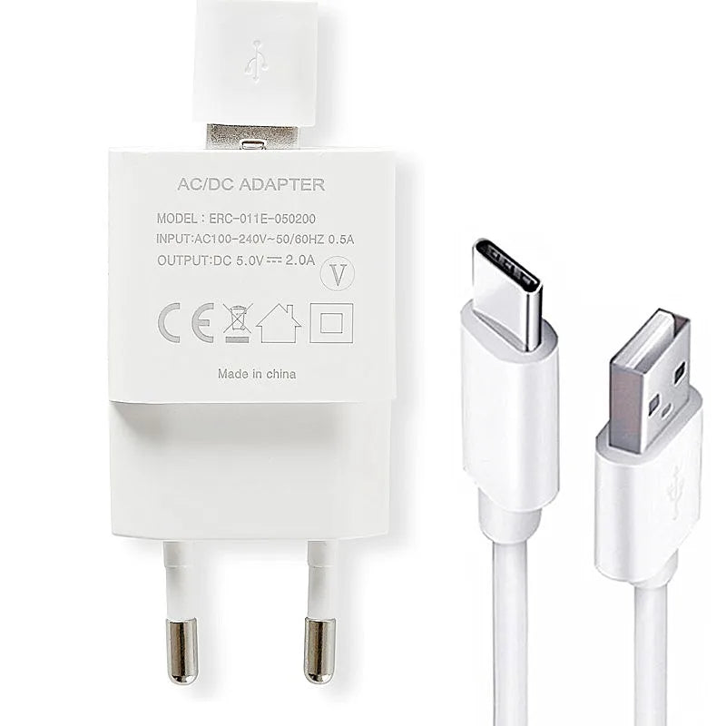 Fast Charging Charger Type-C Phone Cable For S20 S9 S8 A53 A54 A21S Huawei P30 Pro Fast Charging QC 3.0 Charger