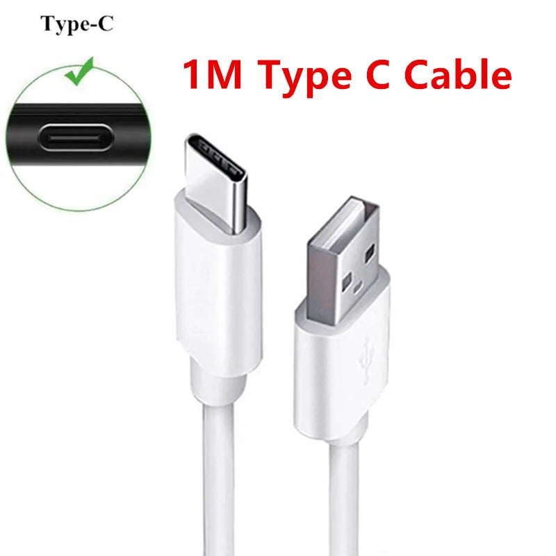 Fast Charging Charger Type-C Phone Cable For S20 S9 S8 A53 A54 A21S Huawei P30 Pro Fast Charging QC 3.0 Charger