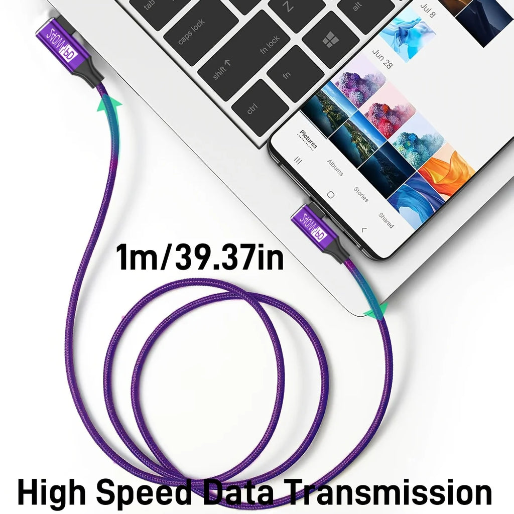 Cable USB-C 240W Nailon Trenzado — Voltion